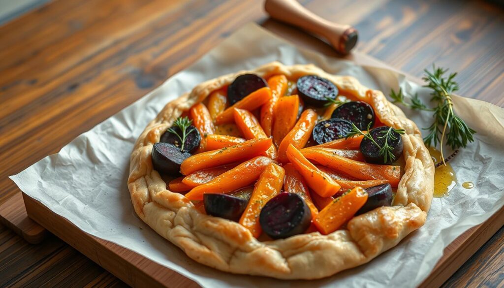 root vegetable tarte tatin