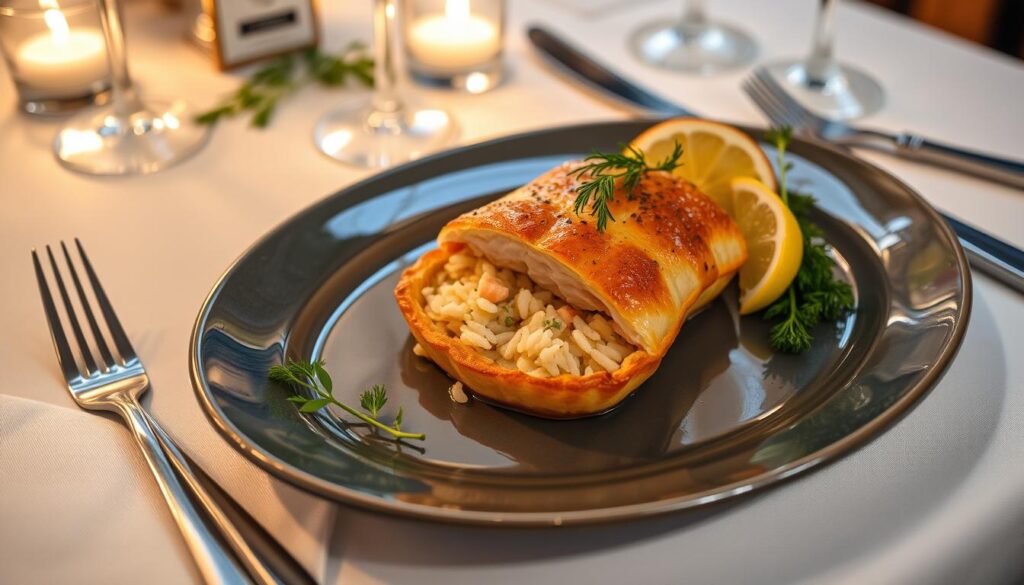 salmon coulibiac recipe