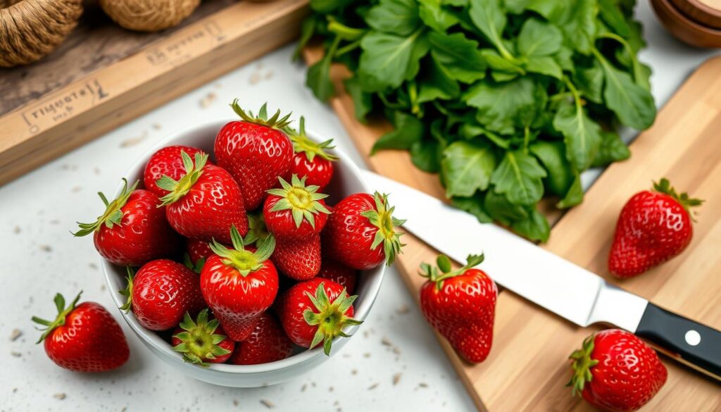 strawberry preparation