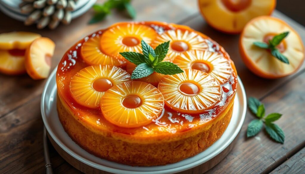 vegan pineapple upside down cake