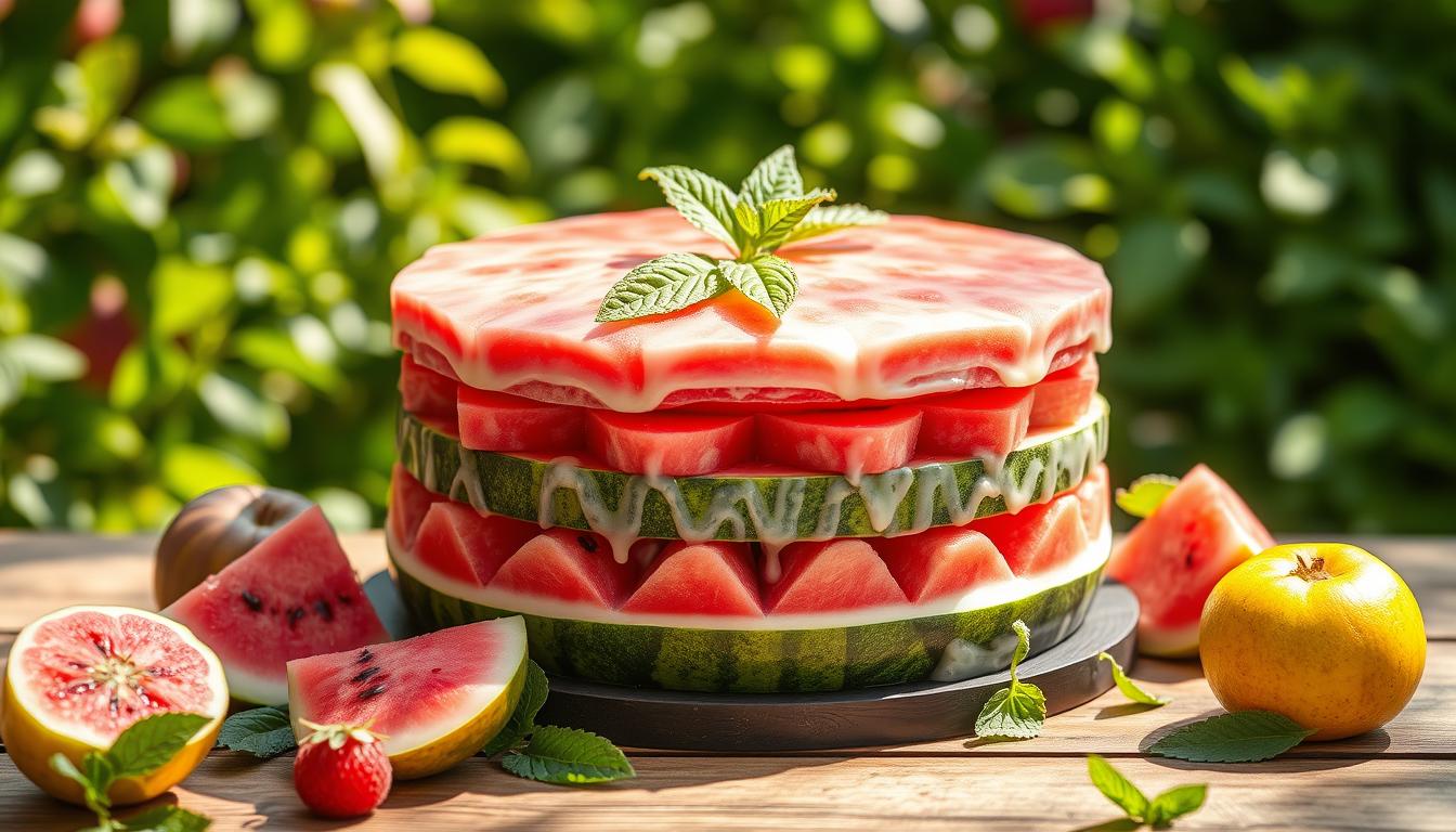 watermelon cake​ recipe