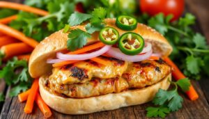 Chicken Banh Mi Burgers