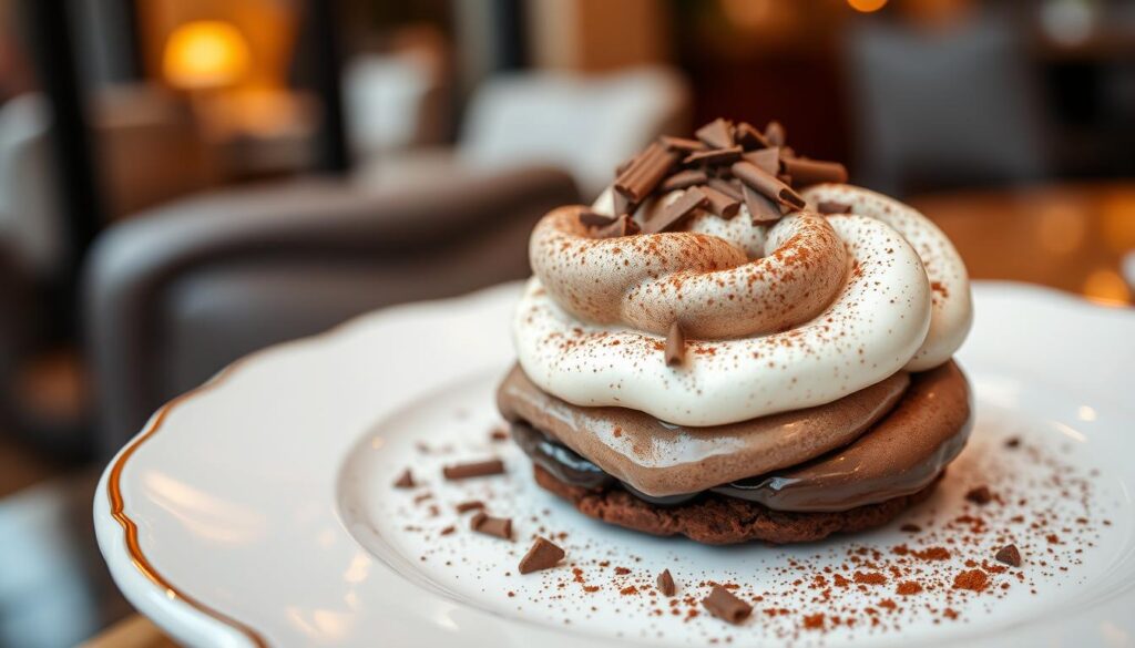 Chocolate Espresso Dacquoise Dessert