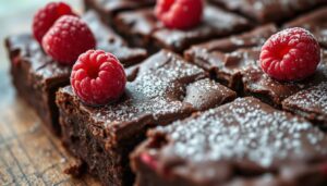 Delicious Raspberry Brownies recipe