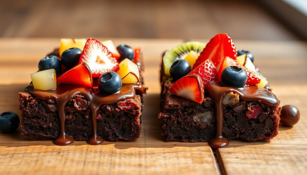 Fruity brownies recipe
