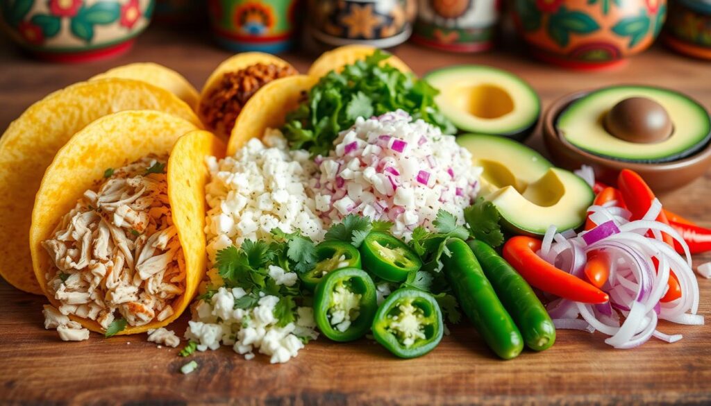 Ingredients for Authentic Flautas