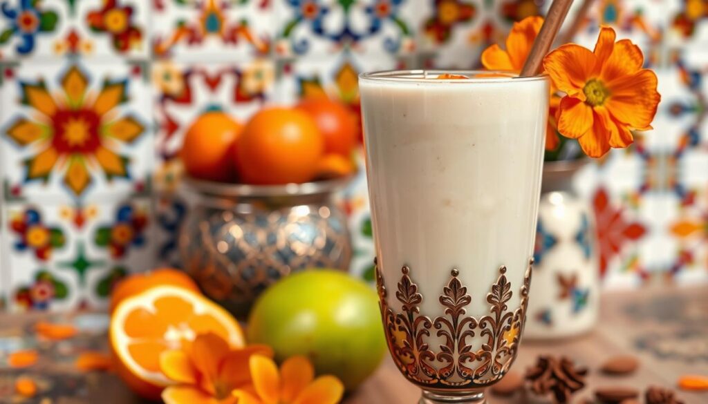 Moroccan beverage for a refreshing drink Moroccan beverage for a refreshing drink