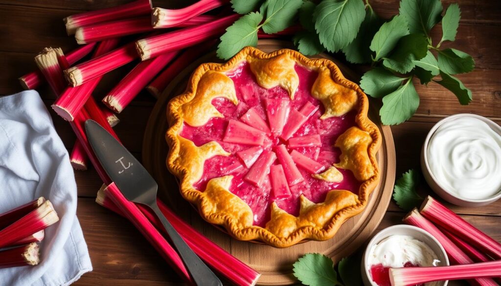Rhubarb pie recipe