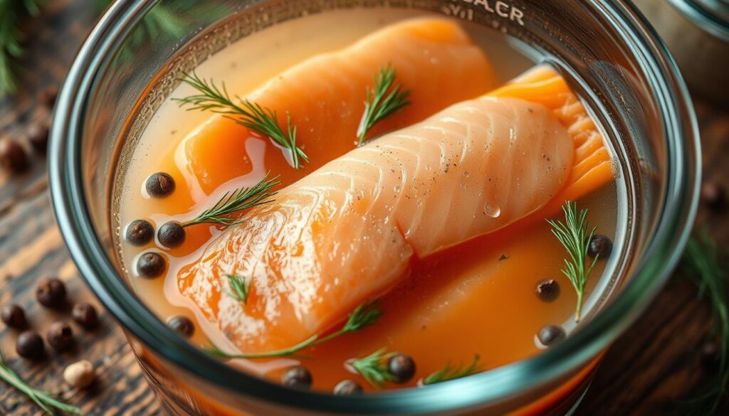 Salmon Brining Process