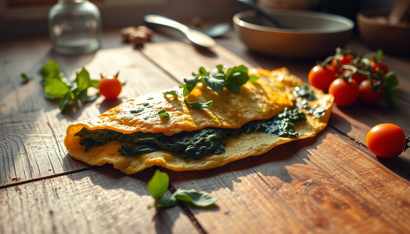 Spinach Omelet recipe