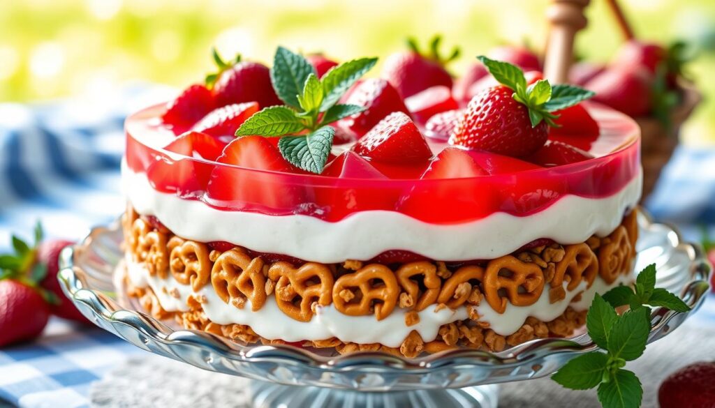 Strawberry Pretzel Salad recipe