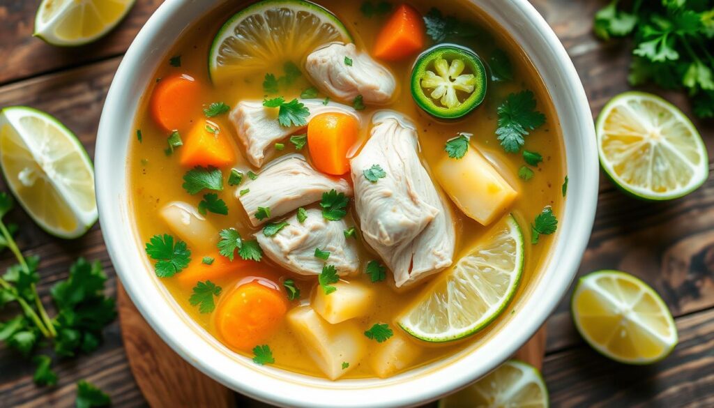 caldo de pollo broth