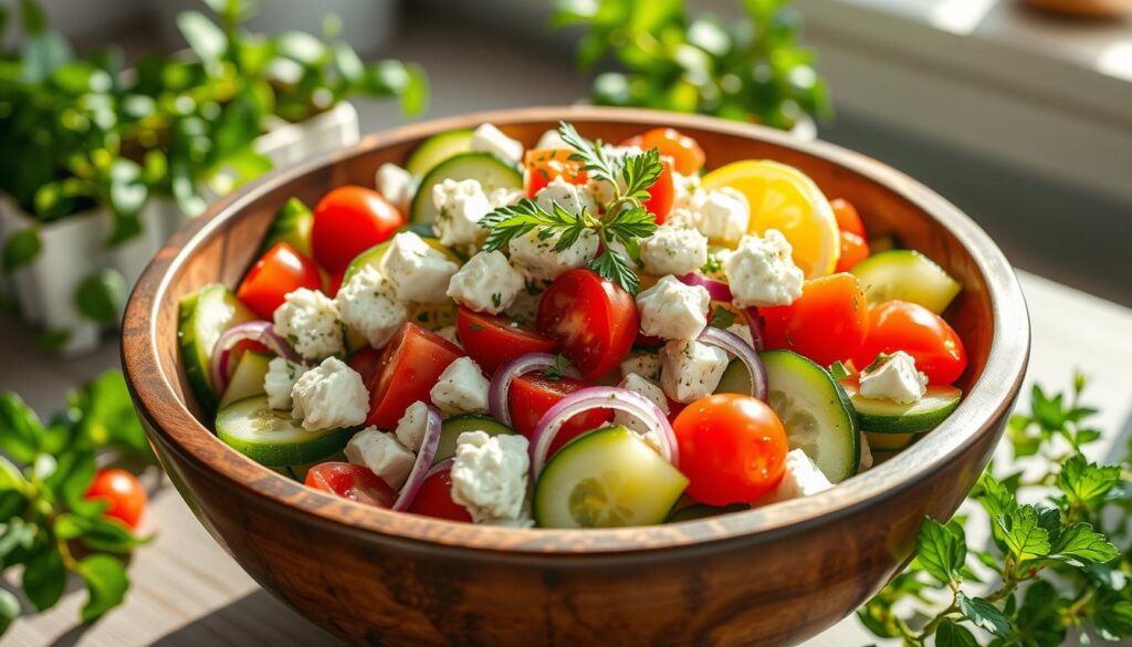 cucumber feta salad recipe