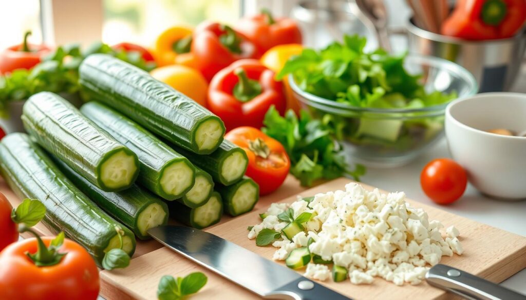 easy feta salad preparation