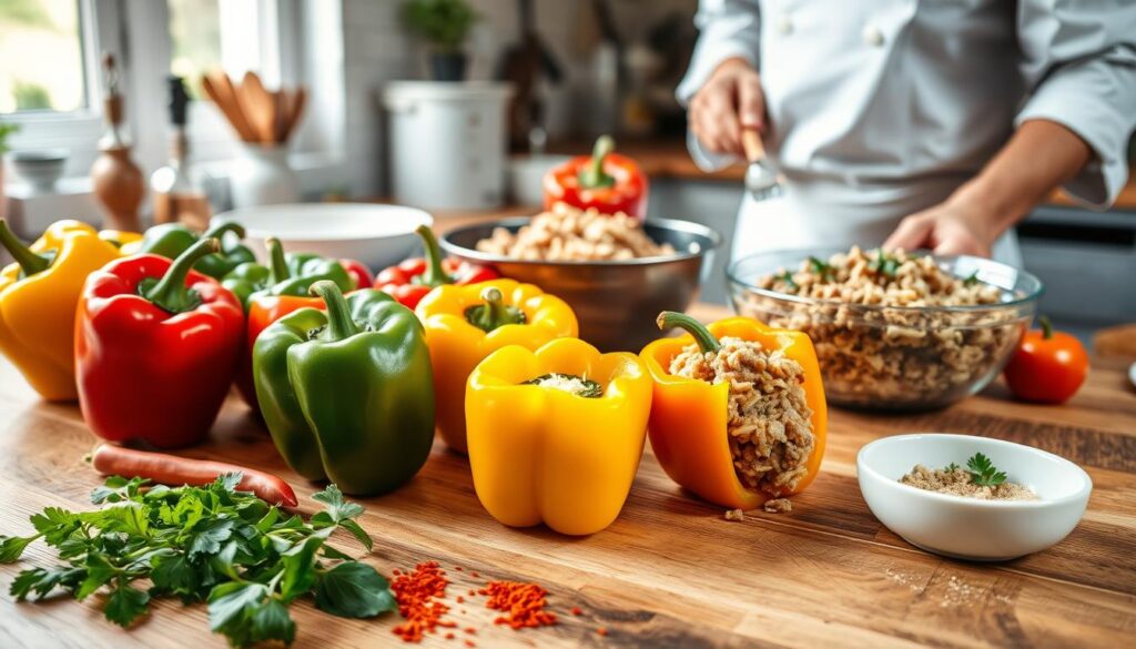 easy pepper stuffing recipe