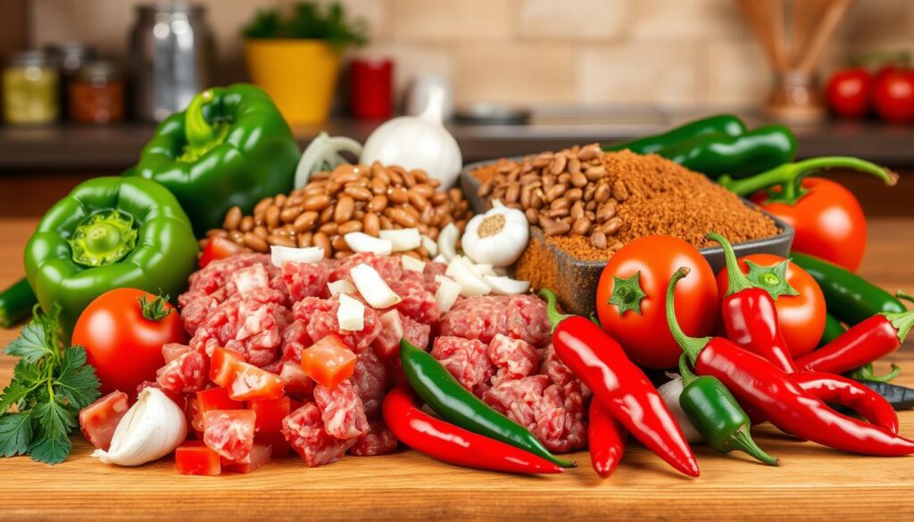 ground beef chili ingredients