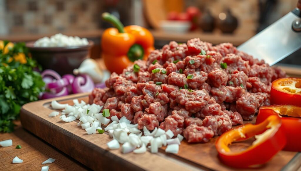 ground beef preparation