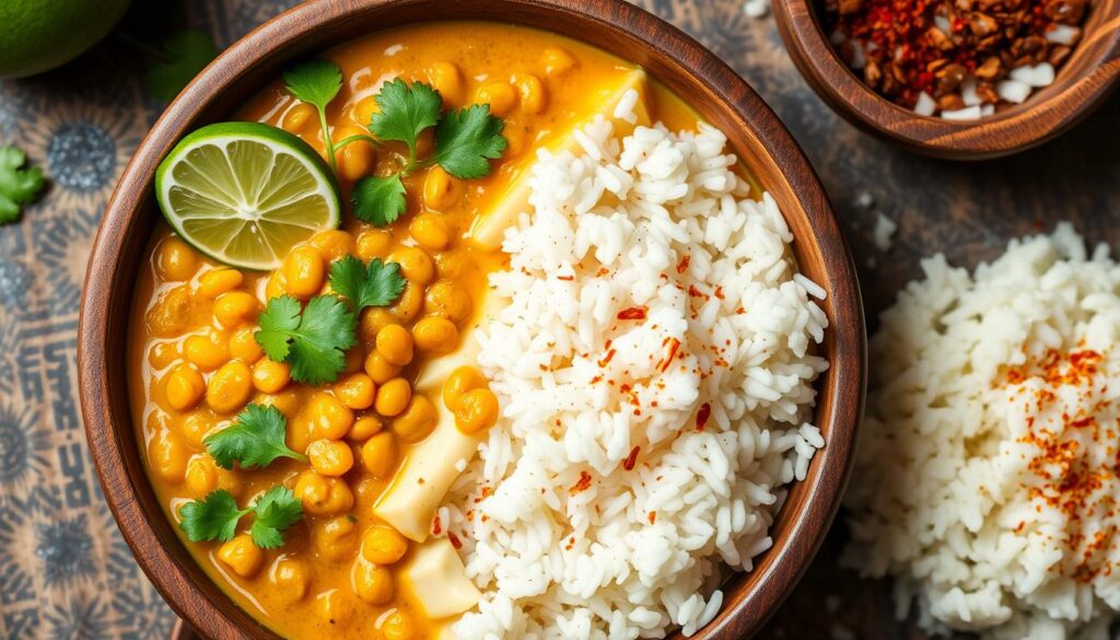 homemade lentil coconut curry