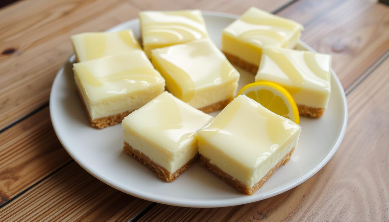 Lemon cheesecake bars recipe