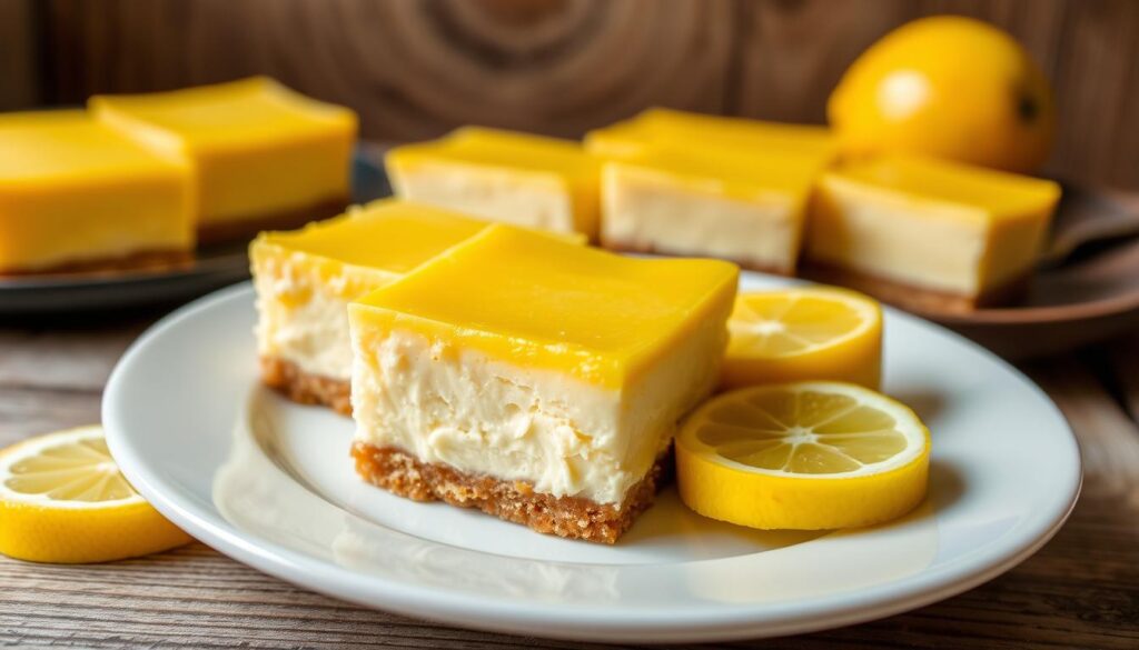 Lemon cheesecake bars recipe