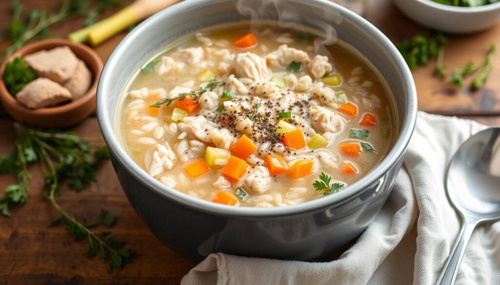 instant pot chicken and wild rice soup