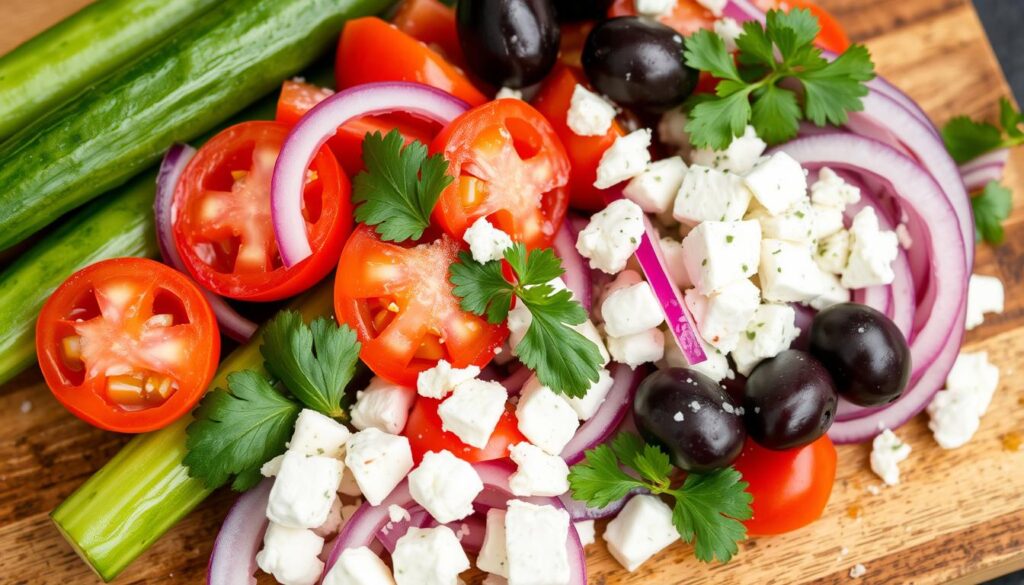 mediterranean cucumber salad ingredients
