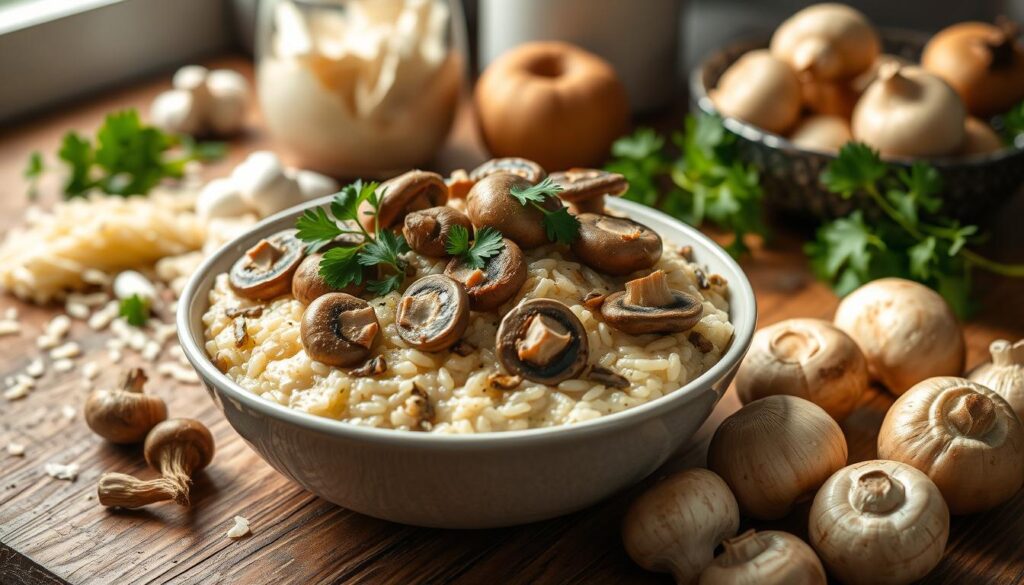 mushroom risotto recipe