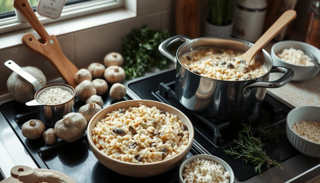 mushroom risotto recipe