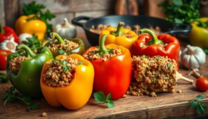 old fashioned stuffed bell peppers recipe