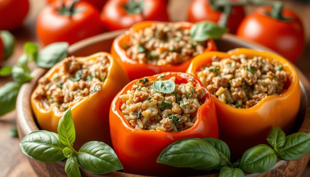 traditional italian stuffed bell peppers traditional italian stuffed bell peppers