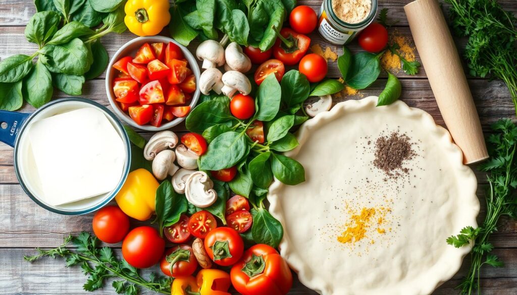 vegan quiche ingredients