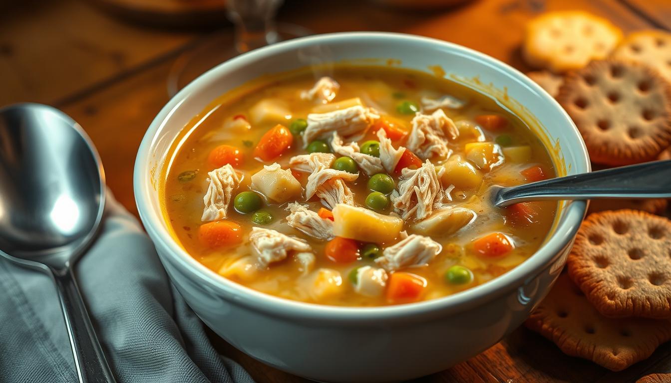 Chicken Pot Pie Soup recipe