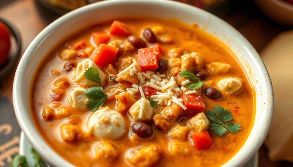 Cream Cheese Chicken Chili