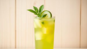 Pineapple Cucumber Mint Juice