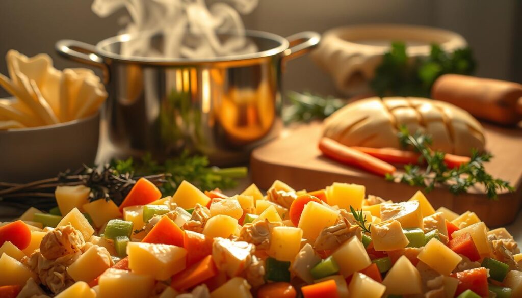 chicken pot pie soup ingredients