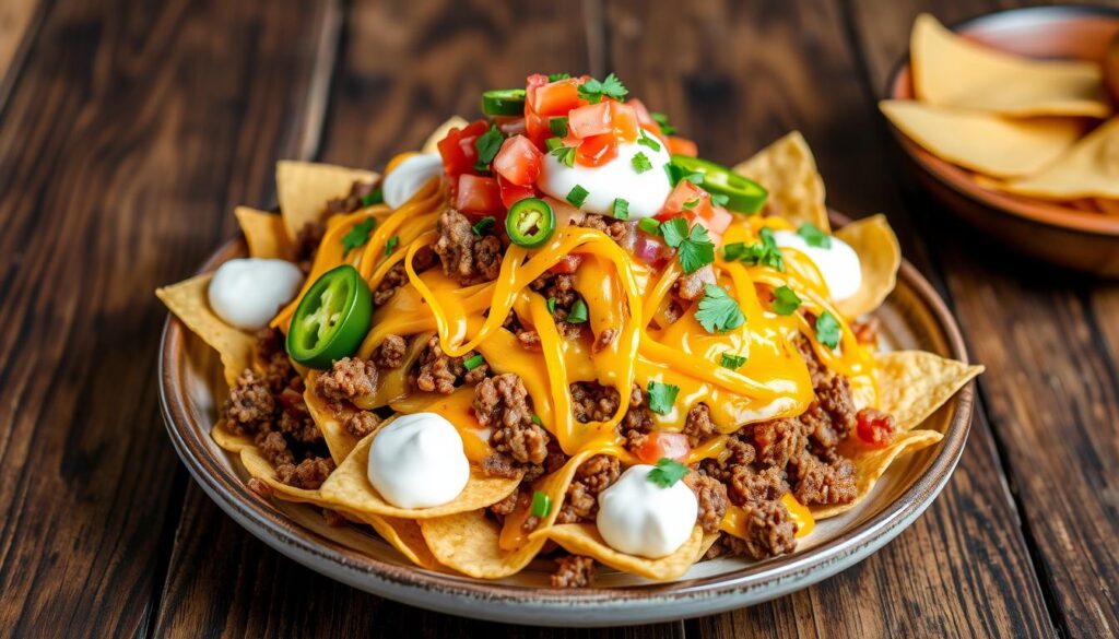 ground beef nachos