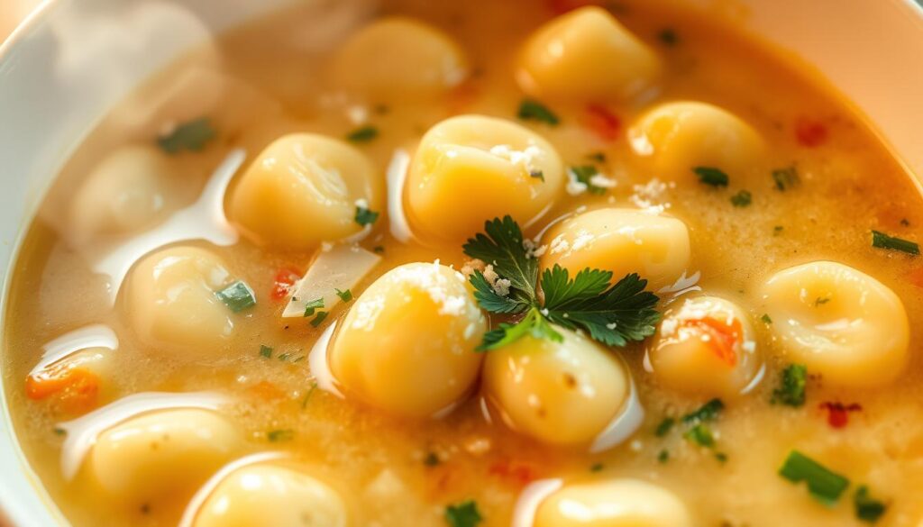 homemade chicken gnocchi soup