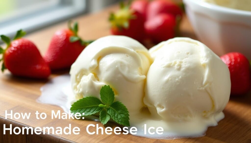 homemade cream cheese ice cream