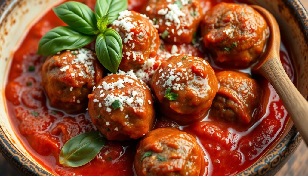 meatballs in marinara sauce meatballs in marinara sauce