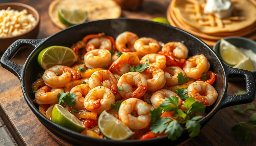 Delicious Shrimp Fajitas Preparation Delicious Shrimp Fajitas Preparation