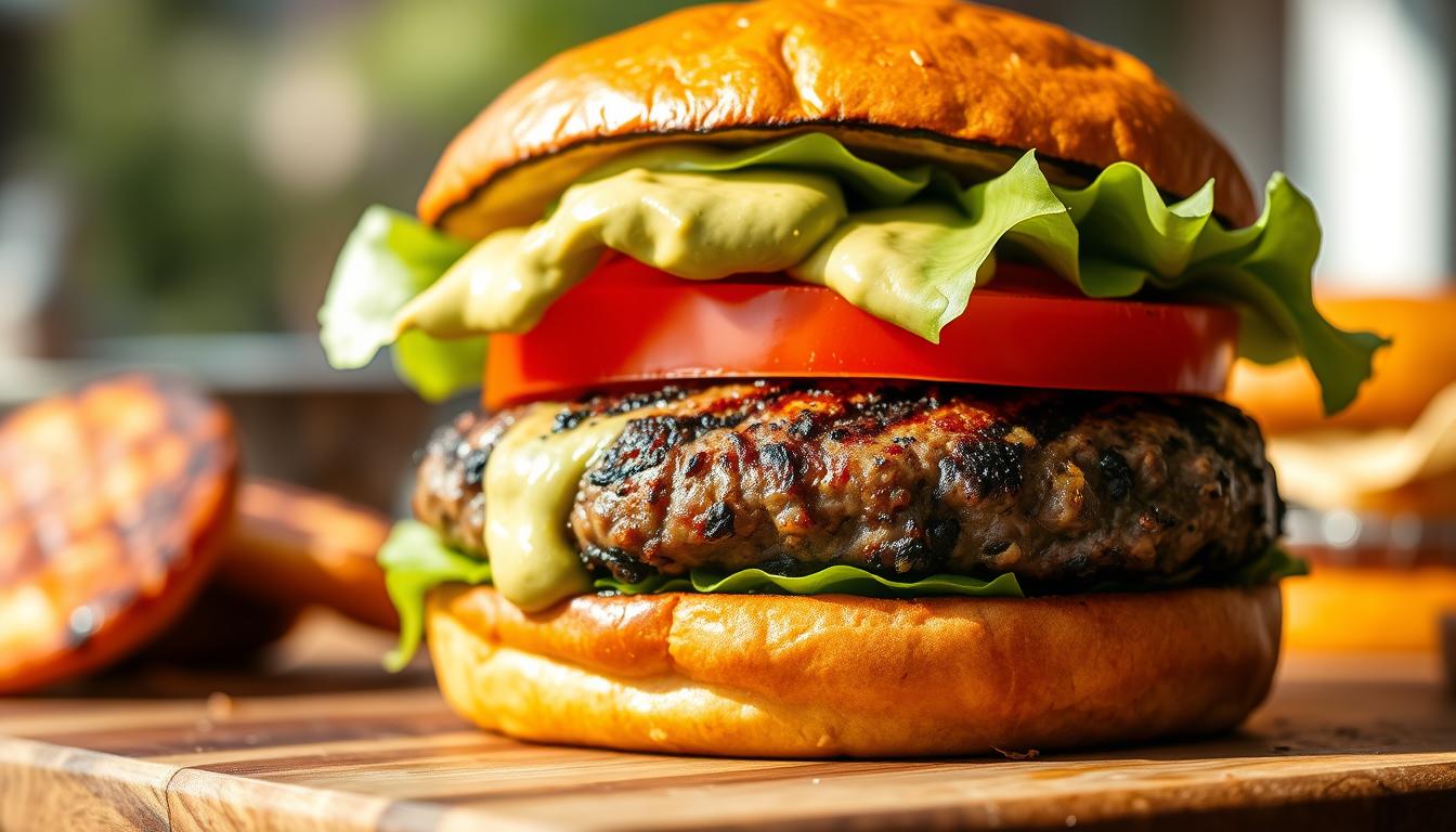 Poblano Burger recipe