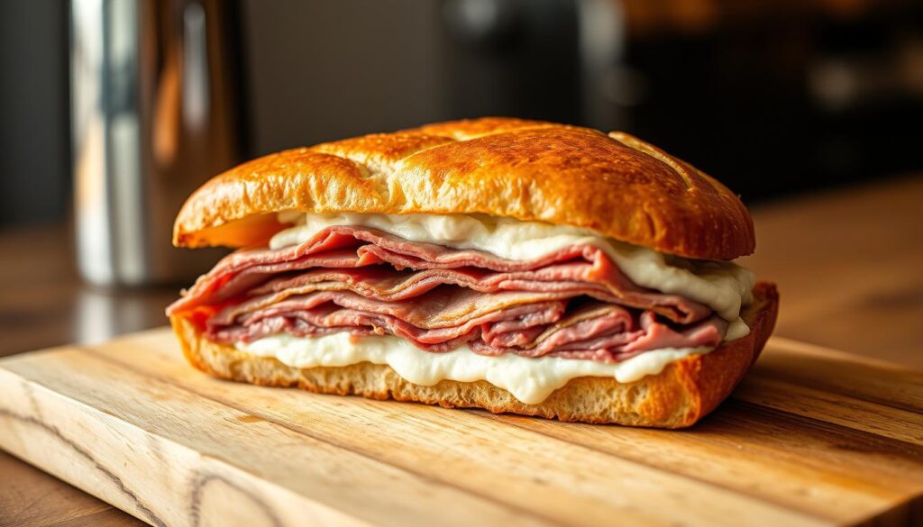 Roast Beef and Horseradish Panini Image