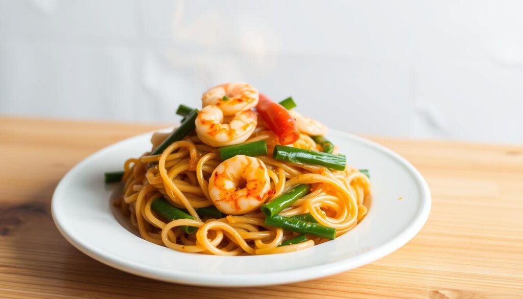 Shrimp Chow Mein Weeknight Dinner