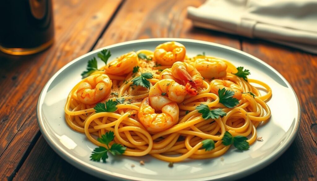 delicious shrimp linguine delicious shrimp linguine