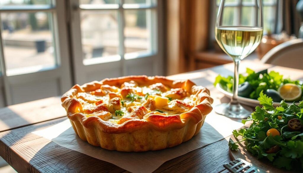 easy chicken quiche easy chicken quiche