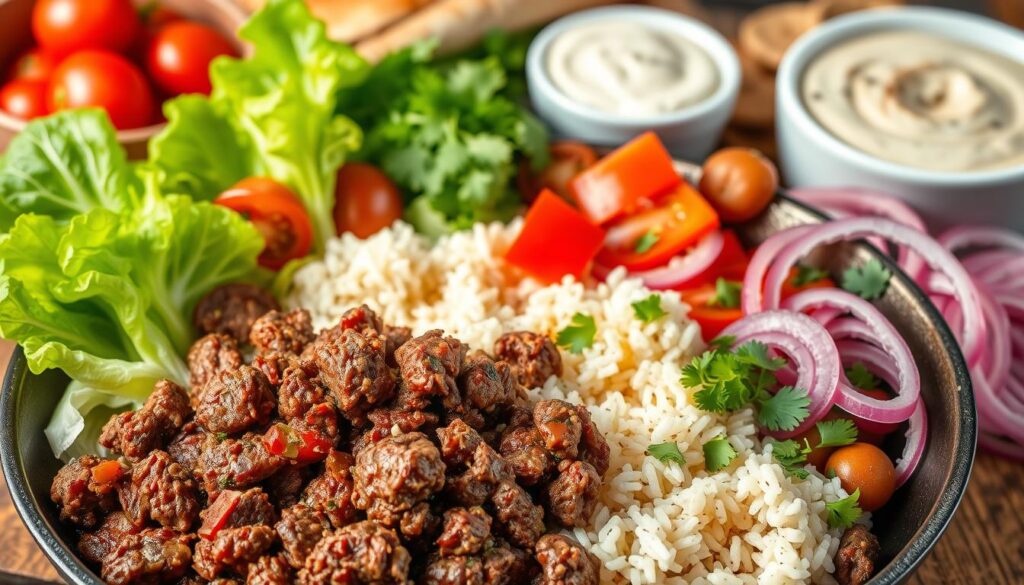 ingredients for ground beef shawarma bowls ingredients for ground beef shawarma bowls