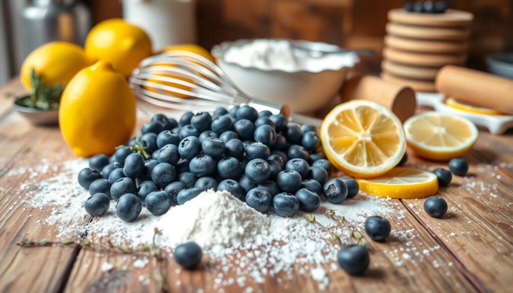 ingredients for lemon blueberry cookies ingredients for lemon blueberry cookies