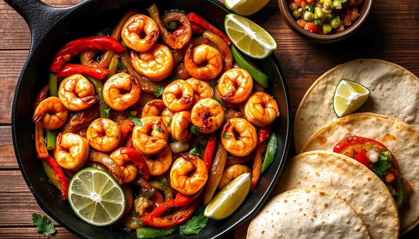 shrimp fajitas recipe