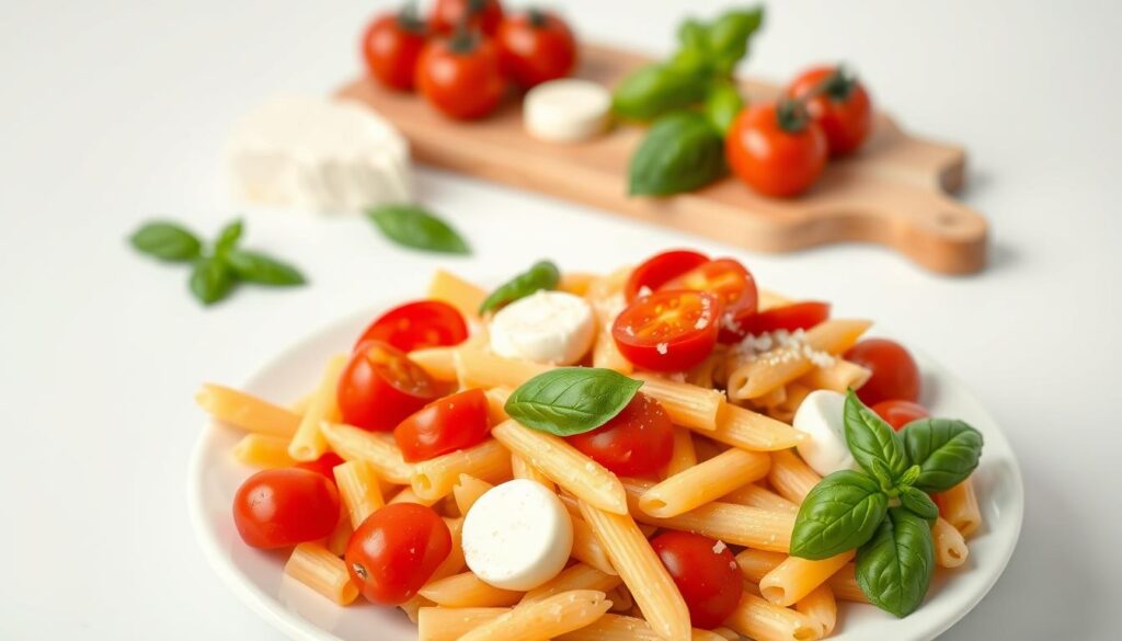 simple instructions quick caprese pasta