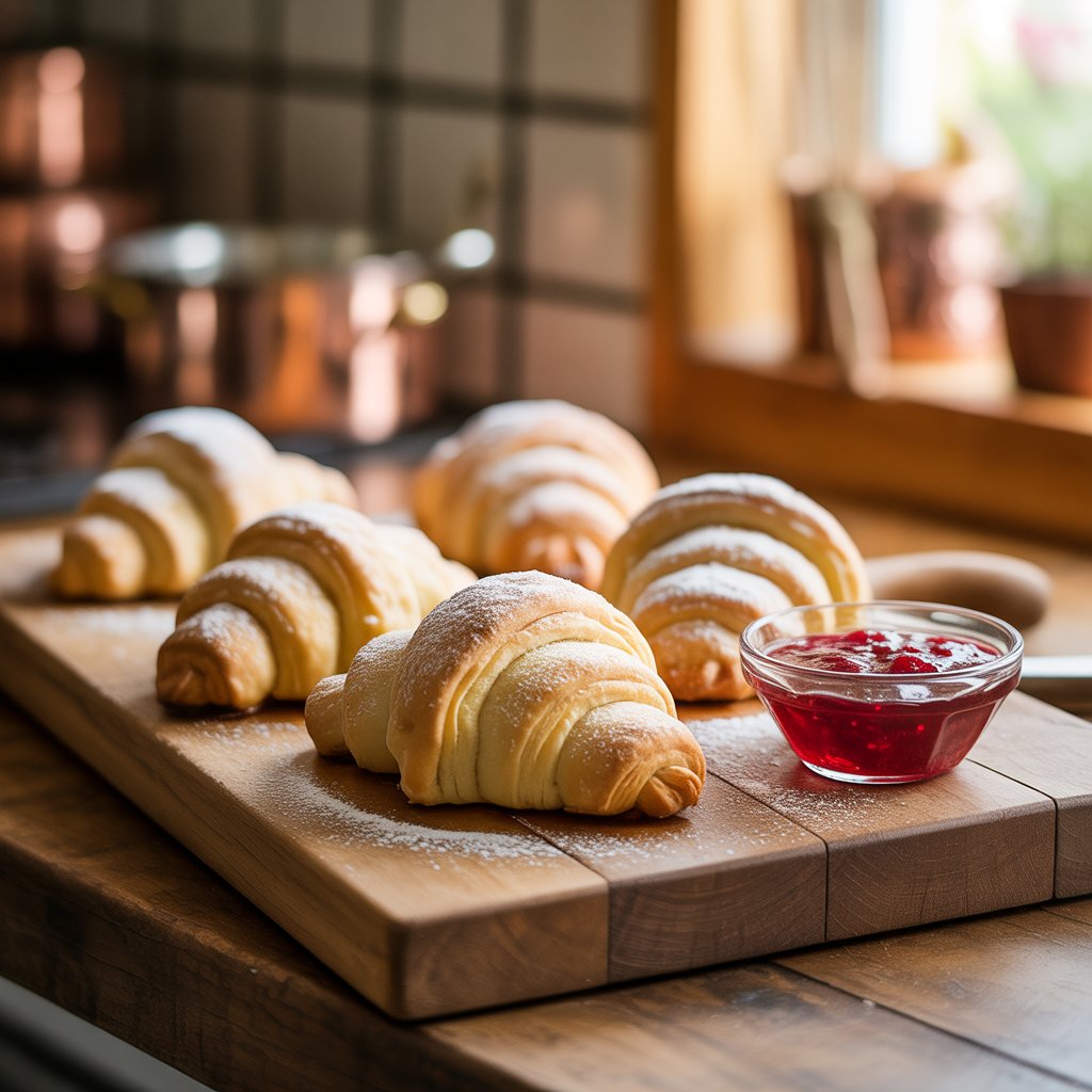 Cookie croissant hybrid pastry